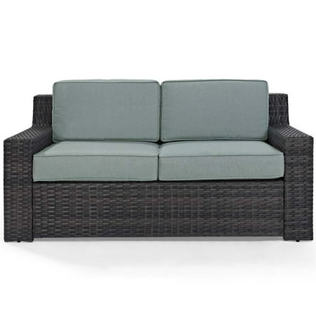Crosley Beaufort Wicker Patio Loveseat In Brown And Mist Canada - Beaufort 10 Patio Furniture Crosley Beaufort Wicker Patio Loveseat In Brown And Mist Canada - Beaufort 10 Patio Furniture