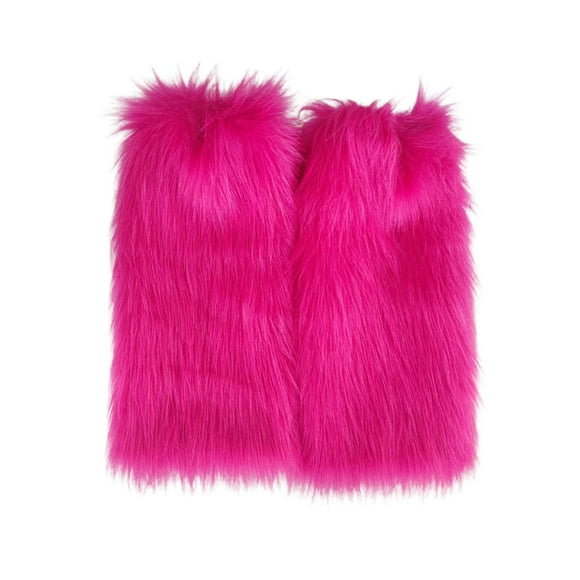 ZPYESWOW christmas stockings 5 pcs Fuzzy Faux Fur Leg Warmers Fashion Soft Warm Womens Costume Sexy Faux Fur Warm Fuzzy Leg Warmers Boot Sleeves Cover personalized christmas stockings