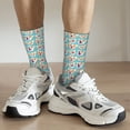 thumbnail image 5 of Goofa Cute Corgi Head Printed Men's Crew Socks, Soft Durable Breathable Moisture-Wicking with Odor Control Cotton socks, 5 of 9