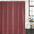 thumbnail image 3 of Abstract Red,Waterproof Fabric Shower Curtain,Contemporary Minimalist Gradual Lines Waterproof Fabric Shower Curtain for Bathroom Curtains Bathtubs Hotel Shower Curtains with 12 Hooks Small 36x78in, 3 of 8