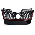 thumbnail image 2 of Applicable à 2006-2009 Volkswagen Golf 5GTI grille Ligne Rouge Modifiée MK5 grille d'Admission d'Air Électroplaquée, 2 of 5