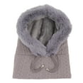 thumbnail image 1 of Gorro de invierno, gorro de invierno para mujer, gorro térmico, bufanda, gorro de invierno para mujer, bufanda, instalación sin esfuerzo, 1 of 8