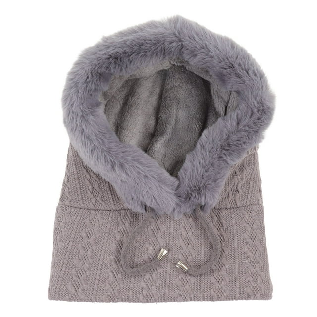 Gorro de invierno, gorro de invierno para mujer, gorro térmico, bufanda, gorro de invierno para mujer, bufanda, instalación sin esfuerzo