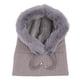 thumbnail image 1 of Bufanda térmica ANGGREK para sombrero de invierno para mujer cuello de piel grande, 1 of 8