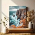 thumbnail image 6 of Ocean Cliff Canvas Wall Art， Perfect for Living Room， Bedroom， Office， Bathroom， and Hotel Decoration, 6 of 8