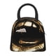 thumbnail image 1 of Fotbe Golden Lips Modern Sculpture Bolsa de Almuerzo con Estampado, Lonchera Aislada, Contenedor de Comida Reutilizable Tipo Cooler a Prueba de Fugas, 1 of 6