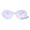purple, variant on Color Lens Retro Mod Oval Round Minimal White Frame Sunglasses Blue