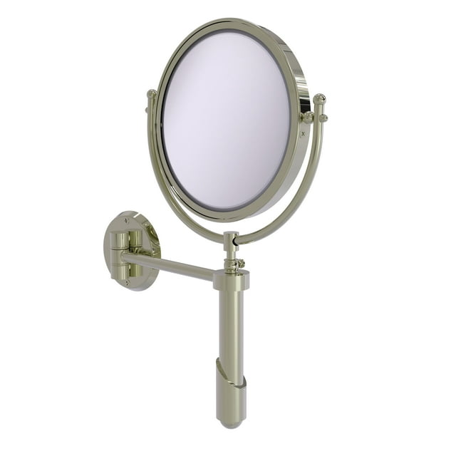 Soho Collection Wall Mounted Make-Up Mirror 8 Inch Diameter with 3X Magnification - SHM-8/3X-PNI