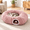 Dusty Pink-Round, variant on Bubble Round Cat Tunnel For Indoor Cats Cream White