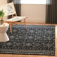 thumbnail image 4 of SAFAVIEH Tulum Merletta Oriental Area Rug, Black/Ivory, 3' x 5', 4 of 9