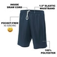 thumbnail image 4 of Big Bang Theory Logo Logo Mens Lined Mesh Shorts, Navy, 2X-Large, 4 of 6