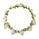 thumbnail image 5 of Diadema con corona de flores para novia, tocado floral para parque, disfraz blanco, 5 of 9