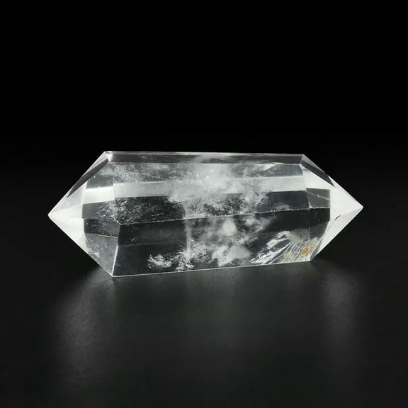 VIVIDELLE 50-60mm Raw Natural Rock Clear Quartz Crystal Stone DT Wand Point Healing Reiki