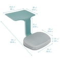 thumbnail image 2 of ECR4Kids The Surf Portable Lap Desk with Cushion, Flexible Seating, Seafoam, 10-Piece, 2 of 8