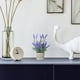 thumbnail image 2 of Flores artificiales, arreglos de lavanda de plástico en macetas para decoración (púrpura), 2 of 6