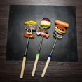thumbnail image 2 of OUSITAID Antiadhésif Réutilisable 40cm * 33cm Haute Température Barbecue Barbecue Mat, 2 of 16