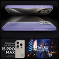 thumbnail image 2 of Funda Spigen Thin Fit para iPhone 15 Pro Max (2023) - Morado, 2 of 7