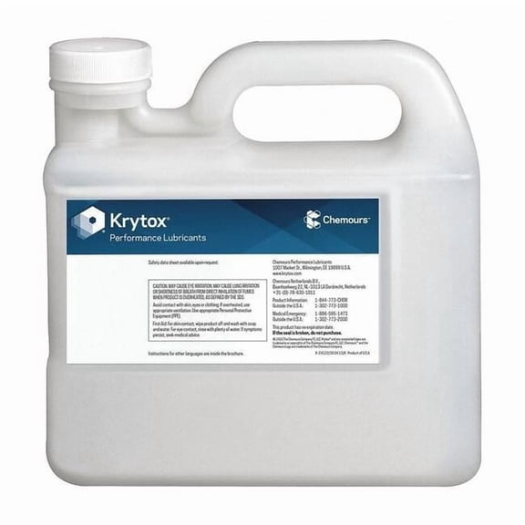 Krytox 5kg, Pail, Synthetic, Clear 1514