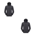 thumbnail image 2 of Qarigey Chaqueta de protección solar a prueba de viento unisex abrigo con capucha ropa XL negro Type2 NO2 Qarigey CBP224559, 2 of 5