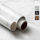 thumbnail image 4 of Papel pintado extraíble de mármol con diseño de bayas (24" x 118", veta blanca), papel de contacto para encimeras, resistente al agua, 4 of 5