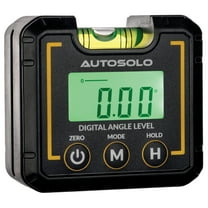 AutoSolo Digital Angle Level with Magnetic Base & Torpedo Level Vial