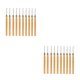 thumbnail image 1 of Wosthever 10 Pieces Wig Crochet Professional Wear-resistant Extension Supplies Hair Sewing DIY Repair Needle Tools Hook Handle Rosa roja 2Conjunto, 1 of 6