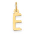 thumbnail image 1 of 14k Or Jaune Petit Bloc Lettre E Pendentif Initial, 1 of 4