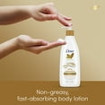 thumbnail image 5 of Dove Body Love Restoring Care Non Greasy Women's Body Lotion Cream Oil Dry Skin, 13.5 oz, 5 of 15
