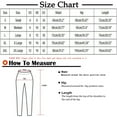 thumbnail image 3 of Feimerou Womens Capri Pants Drawstring Hem Knee Length Capris High Waisted Soft Stretch Yoga Pants Summer Casual Crop Beach Pants, 3 of 5