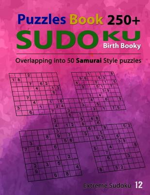 samurai sudoku puzzle book 250 samurai sudoku puzzles