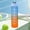 B, variant on Tuscom 750ml Flip Top Reusable Plastic Sports Bottle with Time Marker for Gym Outdoor Hiking BPA Free
