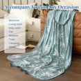 thumbnail image 4 of OMERAI 50"x 70" Breathable Cooling Blanket for Hot Sleepers, Night Sweats, Lightweight Double Sides Summer Blankets Q-Max>0.5 Arc-Chill, Green, 4 of 8