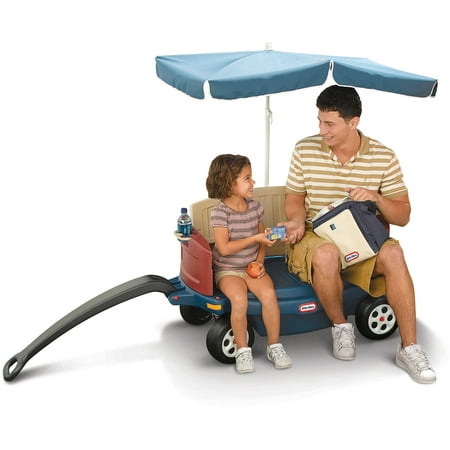 Little Tikes Deluxe Ride & Relax Wagon with Umbrella