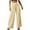 Khaki, variant on XFLWAM Womens Wide Leg Cargo Pants Elastic High Waist Stretch Suit Pants Baggy Casual Loose Fit Business Work Trousers with Pockets