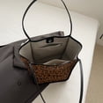 thumbnail image 4 of Bolso Mano Ante Sintético para Mujer Hombro A La Al Aire Libre (leopardo), 4 of 9