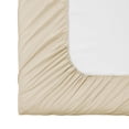 thumbnail image 5 of Sábana bajera ajustable Sweet Home Collection, tamaño king, beige y crema, 5 of 5
