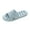 Light Blue, variant on Womens Mens Shower Shoes with Holes Quick Dry Bath Slippers Non Slip Beach Pool Water Slides