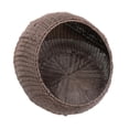 thumbnail image 4 of Cesta de cama para gatos de mimbre de imitación, cueva para gatitos, perrera, cama para gatos transpirable, condominio para gatos de interior, cesta café, 4 of 8