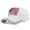 White, variant on American Flag Hats Adjustable Rhinestone Baseball Cap Usa Patriotic Embroidered Baseball Trucker Hat Red White and Blue Accessories Black One Size