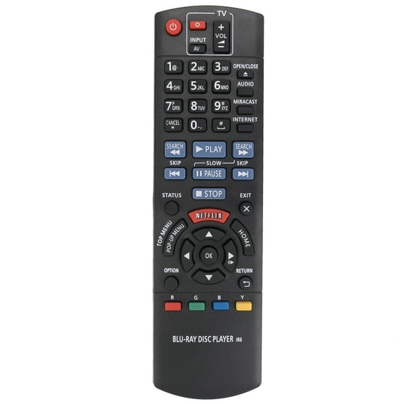 New N2QAYB000874 Replaced Remote for Panasonic DMP-BDT225 DMP-BDT230 DMP-BDT330