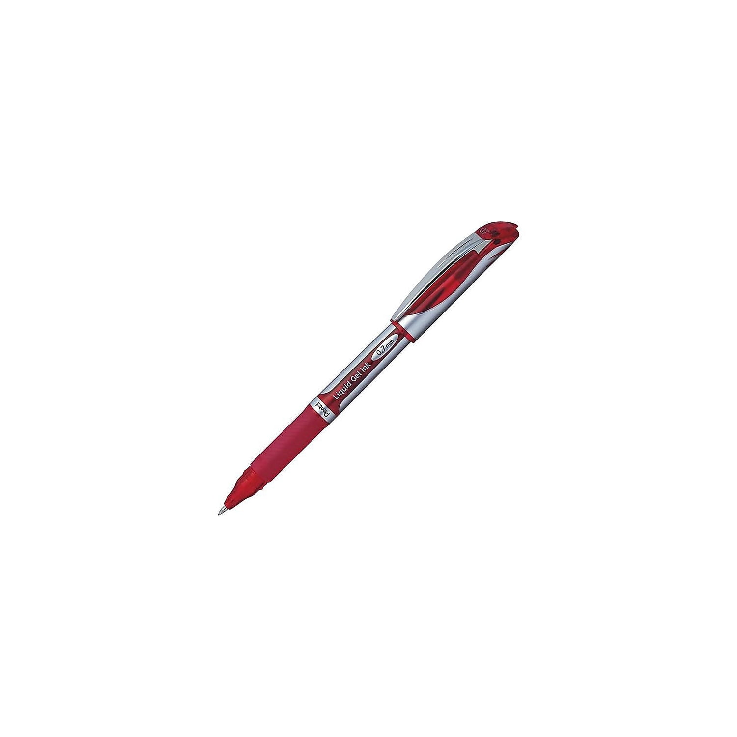 Pentel EnerGel Deluxe jel Pens Medium Point Red  Dozen (BL57-B) 616275