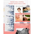 thumbnail image 5 of Blue Eucalyptus Leaves Yoga Towel for Hot Yoga Non Slip, Weeping Spring Botanical Summer Yoga Mat Towel Absorbent Yoga Sweat Towels Microfiber Hot Yoga Blanket for Bikram Pilates 26"x70", 5 of 7
