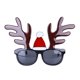 thumbnail image 1 of Novedad disfraz de reno de Navidad gafas de sol accesorios de fiesta Cosplay gafas de mascarada accesorios de disfraces, 1 of 5