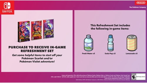 Pokemon Scarlet & Pokemon Violet Double Pack - Nintendo Switch