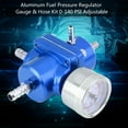 thumbnail image 1 of Régulateur de Pression de Carburant en Aluminium Universel Kit de Tuyau 0-140 PSI Réglable pour Voitures, 1 of 7