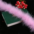 thumbnail image 3 of Pink Marabou Feather Boa,Topboutique Faux Boa Feather, Feathers Garland Boas for Christmas Wedding Party Decoration and DIY Crafts Scarf, 3 of 6