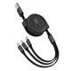 thumbnail image 2 of Cable de carga telescópico tres en uno para Apple Android Type-C cable de datos de carga rápida Cable multi-USB para carga rápida y transferencia de datos Zhivalor 222497-1, 2 of 9