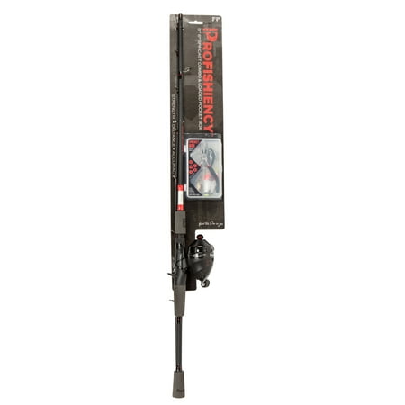 ProFISHiency Pro Carded Spincast Fiberglass Combo with Pocket Box