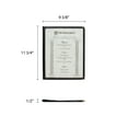thumbnail image 2 of Excellante 8.5" x 11" 3 page book fold menu cover, black, comes in each, 2 of 2