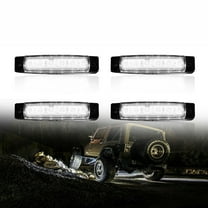 CENL 4pcs Set White 6LED Rock Light Lamp Semaphore For Jeep Offroad Truck RZR ATV UTV